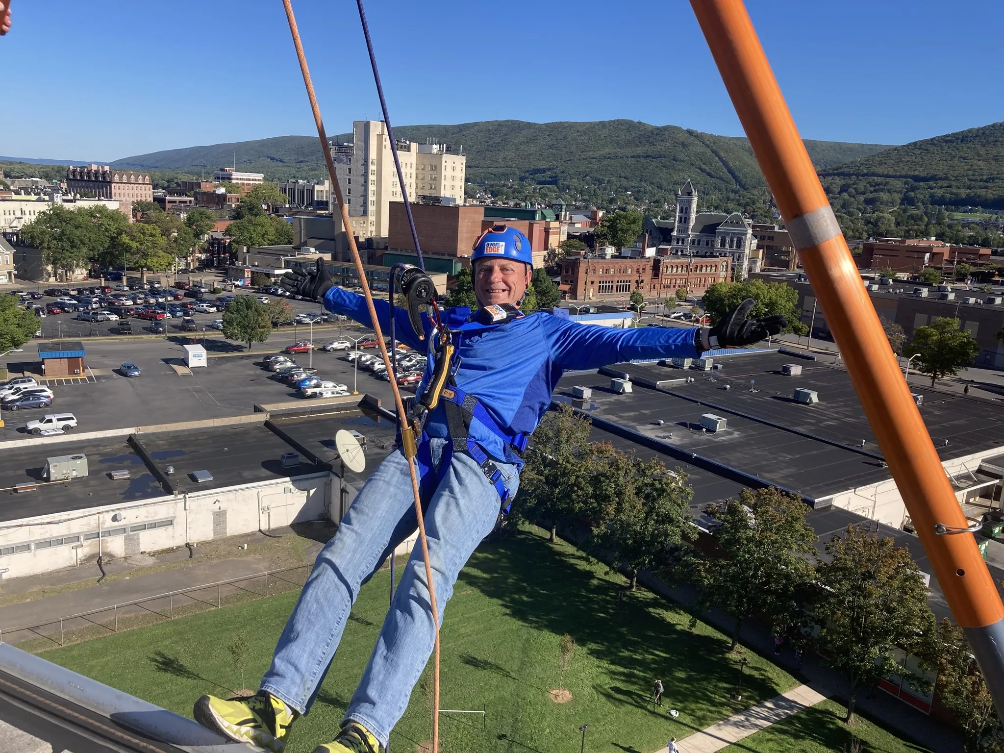 Ed Rappelling